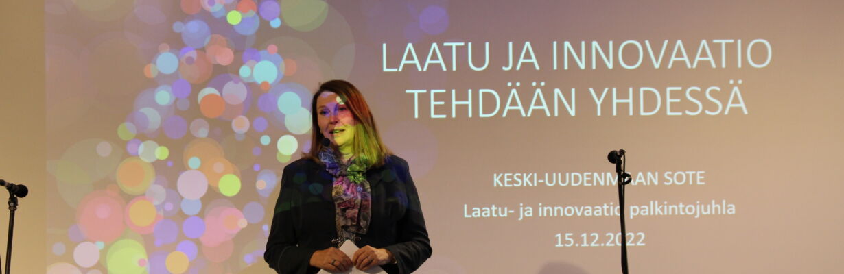 laatu- ja innovaatiopalkintojen jako