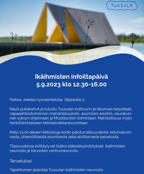 Tapahtumakuvan teksti lukee kuvan yläpuolella tällä sivulla.