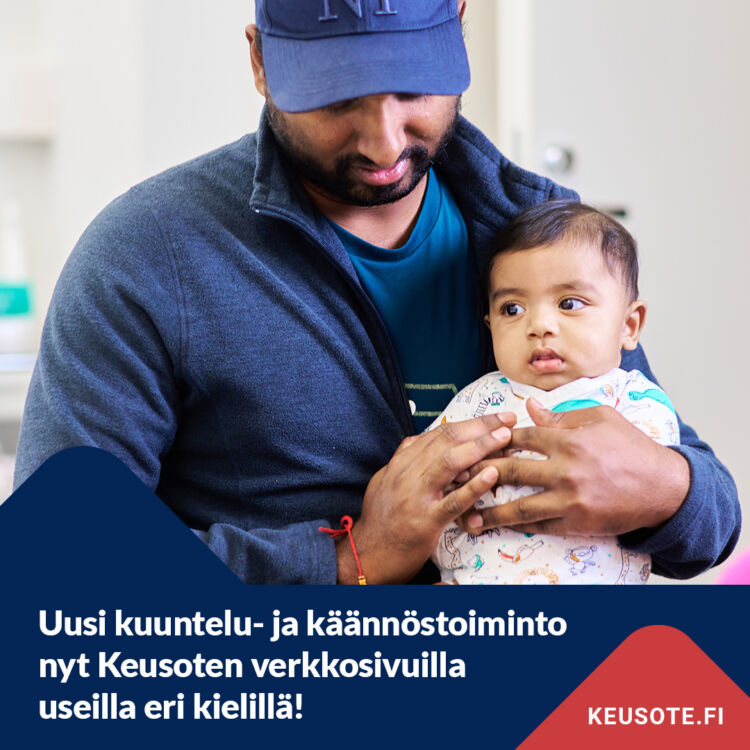 Uusi kuuntelu- ja käännöstoiminto nyt Keusoten verkkosivuilla useilla eri kielillä!