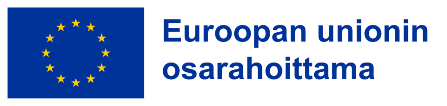 EU:n lippu ja teksti "Euroopan unionin osarahoittama".